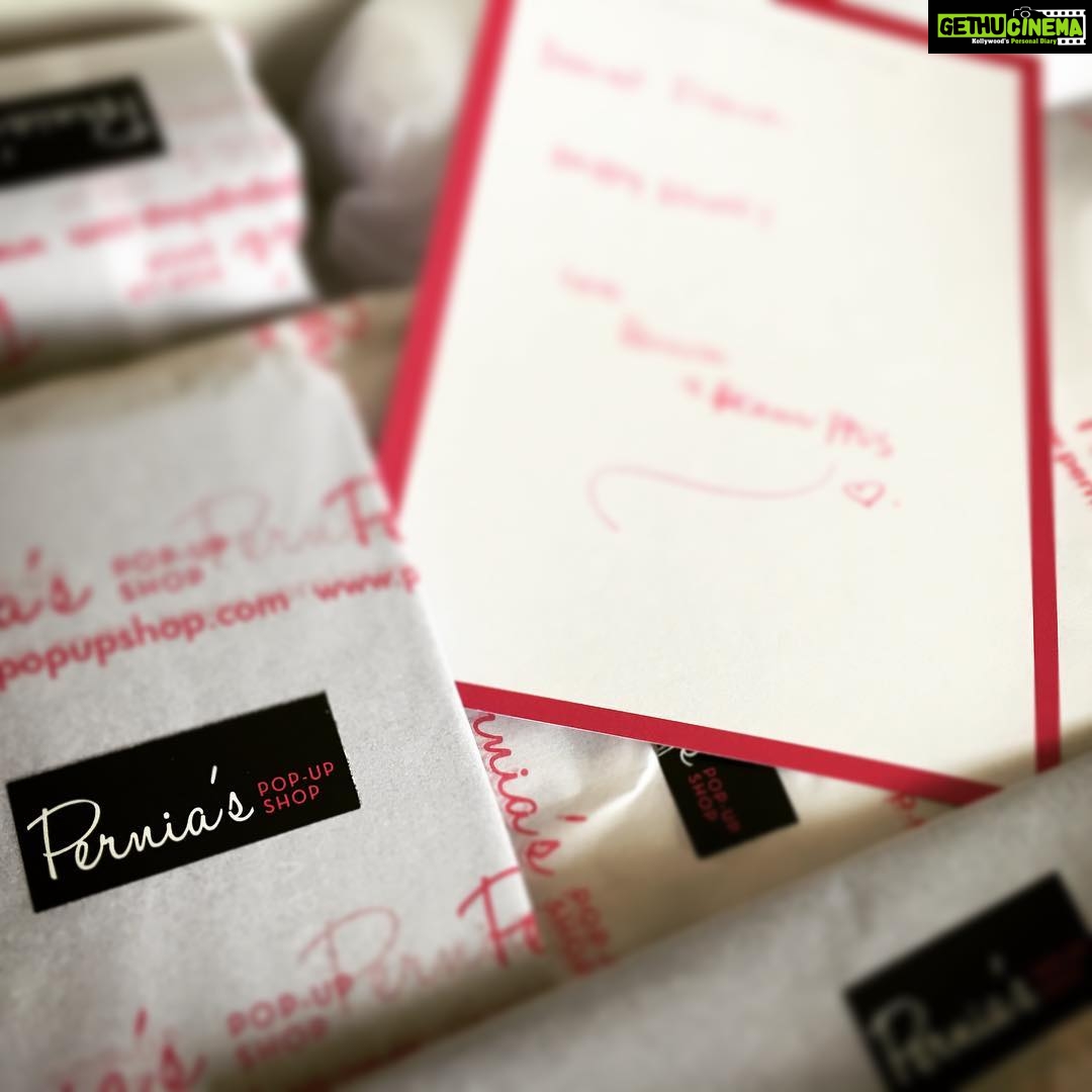Ileana D'Cruz Instagram - Got around to opening these only just now! Thanks @perniaspopupshop for these Diwali pressies!!!