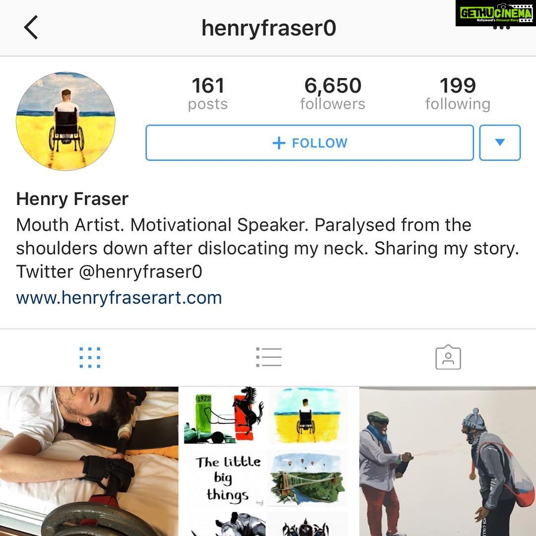 Ileana D'Cruz Instagram - @henryfraser0 = inspirational ❤️