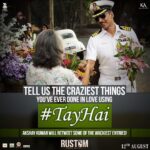 Ileana D’Cruz Instagram – #Repost @rustommovie
・・・
Contest Alert: Head to our twitter page now! 
#TayHai brings out the romantic in you. Tell us your crazy love stories and #Rustom will reply to them. @akshaykumar  @ileana_official @egupta @ankittiwari @manojmuntashir