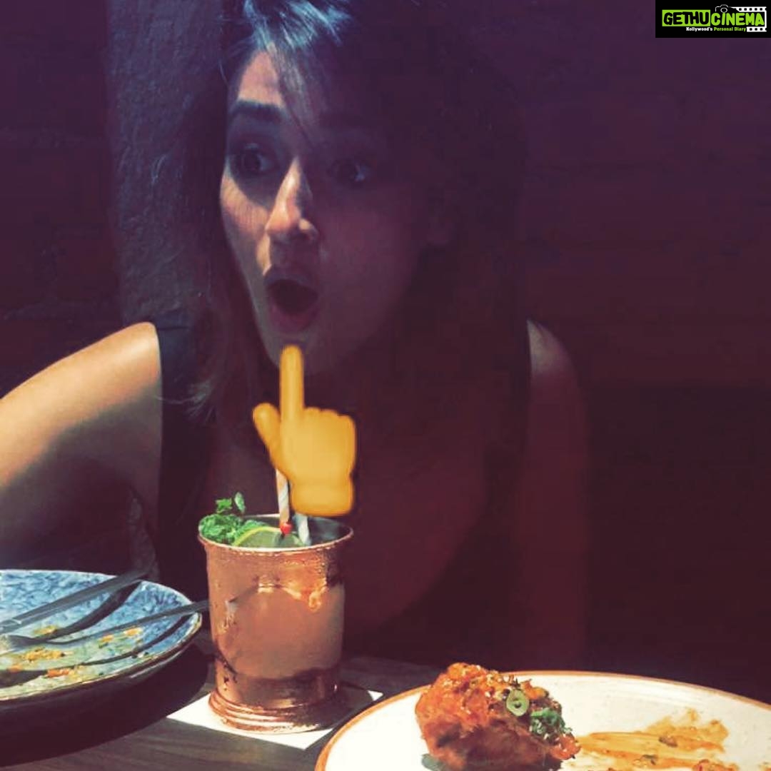 Ileana D'Cruz Instagram - Stole this off @chefkelvincheung snapchat... That's my face when I see something awesome on the menu #foodie #somuchfood #sonotsorry #girlsnightout Bastian