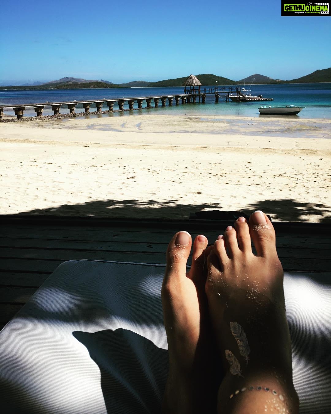 Ileana D'Cruz Instagram - It's not goodbye Turtle Island, but see u soon!!! We will be back ❤️ #besttimeever #turtleisland #fiji #sandytoes #islandgirl #hateleaving