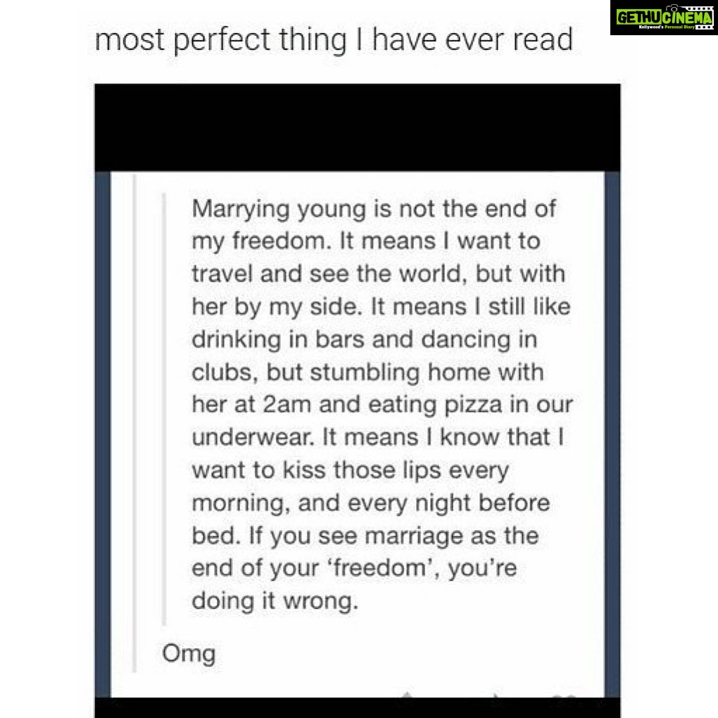 Ileana D'Cruz Instagram - YES!!!! Ppl need to change the way they think about marriage!!! ππΌππΌπβ€οΈ