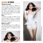 Ileana D’Cruz Instagram – This is what my dearest @yasminkarachiwala said about me on @hellomagindia 
At least she thinks I’m a fabulous cook! 😛 #imtrying #butsuchashamelessfoodie