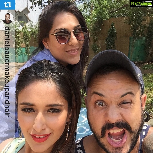 Ileana D'Cruz Instagram - #Repost from the nutcracker @danielbauermakeupandhair
・・・
Beauties and the beast (me) #makeup #hair #bollywood #beauty #ileanadcruz #danielbauermakeupandhair #bollywood #fashion