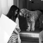 Ileana D’Cruz Instagram – Halle just cldnt understand why the dogs were stuck onto the calendar…she’s such a cutie!!! #doggielove