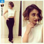 Ileana D'Cruz Instagram - Another gorgeous look by my fav girl @smehraa ❤️ at the Audi A3 Cabriolet launch #Repost @smehraa ・・・ #stunning @ileana_official at the #Audi launch in a crop top from @madison_onpeddar and trousers from #zara, Jewellry from @minerali_store #stylefile #fashion #ootd #chic #bollywood