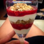 Ileana D'Cruz Instagram - Homemade parfait + couch + tv = bloody effin' bliss! #parfait #comfortfood #nosugar #metime #sogood