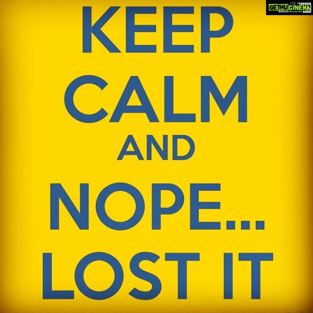 Ileana D'Cruz Instagram - Don't tell me to keep calm 😒
