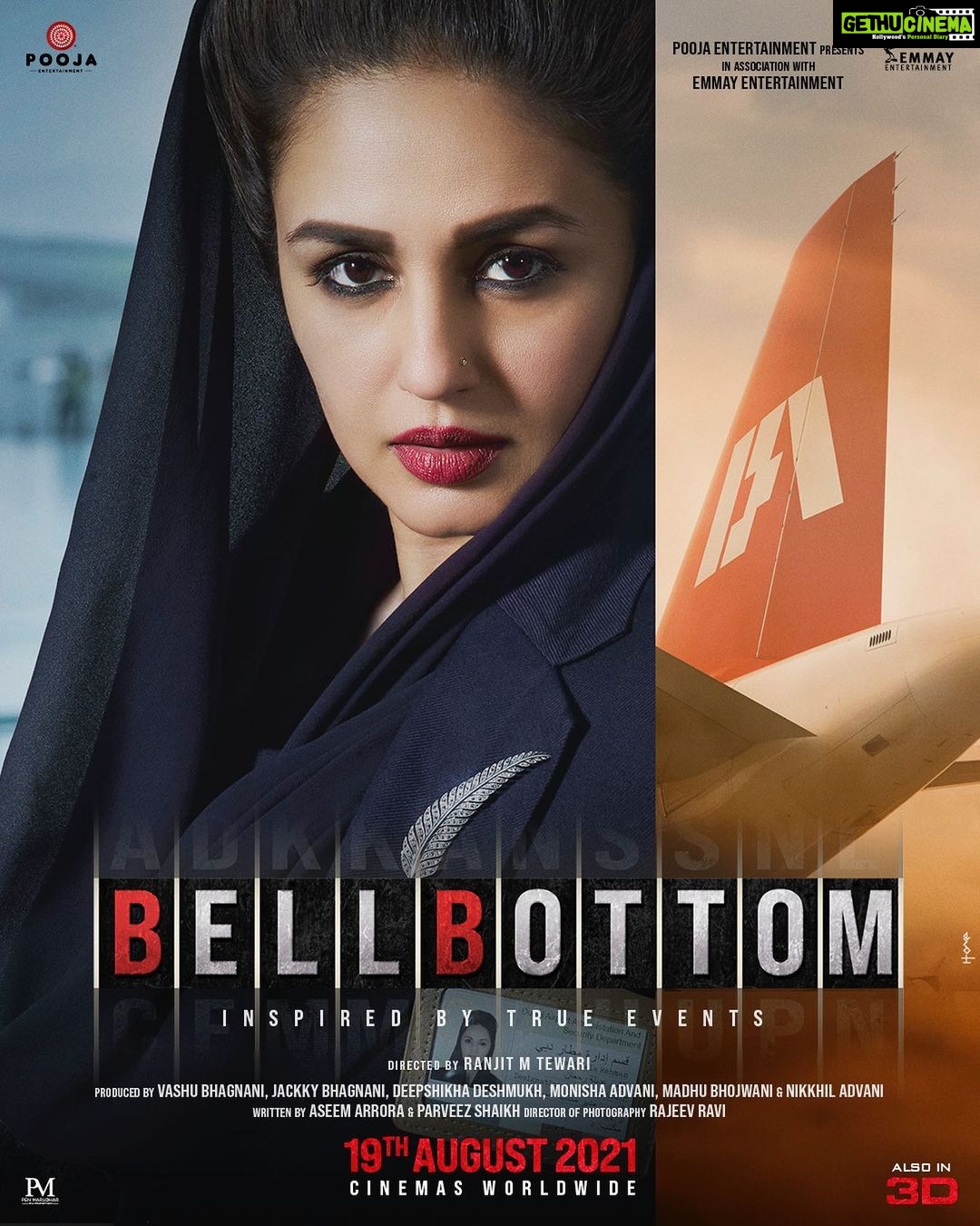 Jackky Bhagnani Instagram - Introducing a very special member of team #Bellbottom. This story would be incomplete without her Watch her powerful character on the big screen. 19 अगस्त को रहस्य भी खुलेंगे और सिनेमा घर भी . #7DaysToBellbottom also in 3D @iamhumaq @_adilhussain #ZainDurrani @akshaykumar #VashuBhagnani @_vaanikapoor_ @larabhupathi @ranjitmtewari @jackkybhagnani @deepshikhadeshmukh @onlyemmay @madhubhojwani @nikkhiladvani @emmayentertainment @pooja_ent @aseemarrora #parveezshaikh