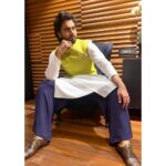 Jackky Bhagnani Instagram - Just love this outfit. Designed by one of the most talented young designer. This one speaks of style and comfort. My brother @deepakparwani kya baat hai !! Proud of youu 🤗