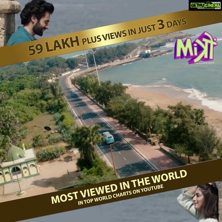 Jackky Bhagnani Instagram - “Musafir main hun phir bhi, manzil paas toh hai, Chaloon mein jis rah par, Tu hain wahan #ChalteChalte yunhi koi mil Gaya tha.” More than 59 Lakh views and Trending in Top World Charts on youtube.