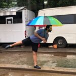 Jackky Bhagnani Instagram – Work wear courtesy #MumbaiRains ☔️ 🌧