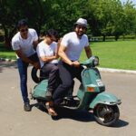 Jackky Bhagnani Instagram - The things we do in between shots #OnSet with #MyBoys #AhmedabadDiaries @_shivamparekh @pratikgandhiofficial