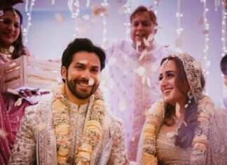 Jackky Bhagnani Instagram - Congratulations you two for this new chapter of your life. Couldnt be more happier for you my brother @varundvn. There are some love stories which make you believe in love and yours is one. ❤️ Wishing you both lifetime of happiness, companionship and love 🤗 @natashadalal88