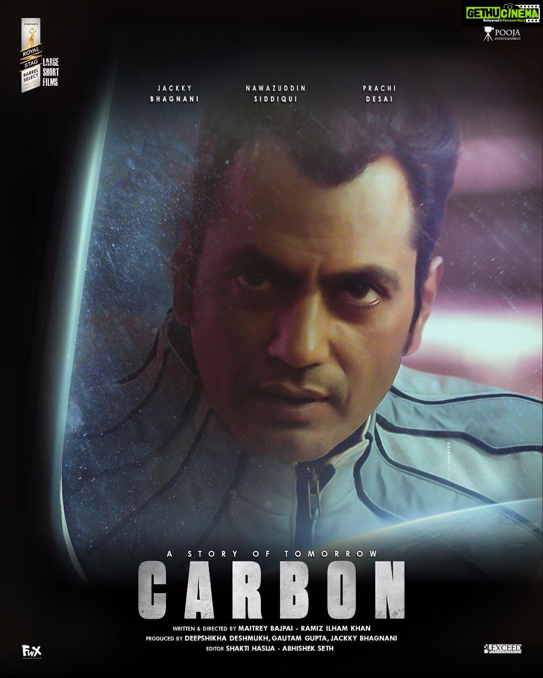 Jackky Bhagnani Instagram - Expect the unexpected with #Carbon! #LargeShortFilms @nawazuddin._siddiqui @prachidesai @deepshikhadeshmukh @mistergautam