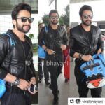 Jackky Bhagnani Instagram – Thanks for the compliment and of course the lovely picture, @viralbhayani. 
The bagpack ➡️ @christianlouboutins_ 
The Tribalou Backpack 
#Repost
・・・
Love his back pack #jackkybhagnani of to New York for #iifa2017 #airportstyle #airportfashion @viralbhayani

#OOTD #Airport #Black