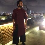 Jackky Bhagnani Instagram - Maroon is the new black! This @antar_agni_ujjawaldubey outfit surely amped up my look this evening. #Fashion #IndianOutfit #OOTD #AntarAgni