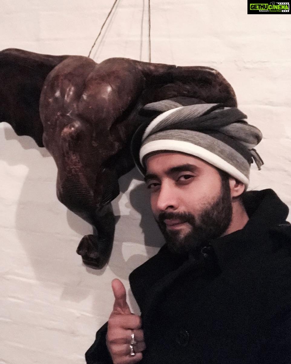 Jackky Bhagnani Instagram - Met Haathi Mera saathi today!