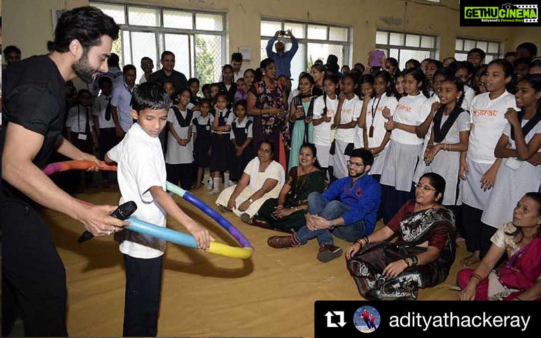 Jackky Bhagnani Instagram - #Repost @adityathackeray with @repostapp ・・・ Launched कsrat, an initiative for fitness in the BMC schools by Jackky Bhagnani and his team, along with the Mayor Snehal tai Ambekar and Education Committee Chairman Hemangi tai Chemburkar and Corporator Mrs. Mansi Dalvi. Kasrat changes our regular PT classes that often become monotonous to fun exercises and focusing on bettering the module for physical training. Jackky's team will work with and train BMC's teachers to make the PT classes more fun and efficient. The right guidance on fitness and nutrition is of utmost necessity. Getting a pro team to radically change the exercises in BMC schools will help us move towards fitter kids in BMC schools, and better preventive health care reaching a vast majority of kids from the 1221 schools of BMC- it will help Mumbai at large. I thank @jackkybhagnani , his team for helping the BMC to bring efficient fitness training to schools. On a personal note, for me being a part of this program was important, as it is a personal humble tribute to Raj Rai who left for his heavenly abode only recently. He has made fitness training easy, fun and efficient for not just me, but a lot more trainers and people who learnt from him- through his methods of martial arts and functional training. I can only think of how much he would have loved to help this initiative, as he helped me in our conversations on fitness initiatives.