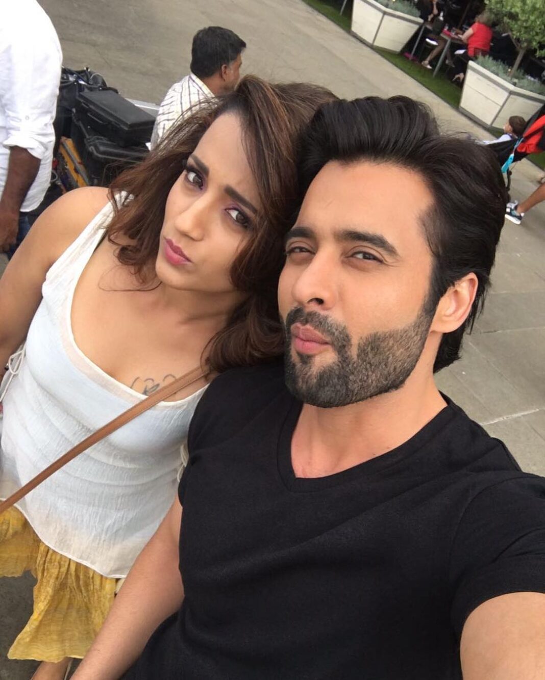 Jackky Bhagnani Instagram - Thank you to my mad gorgeous and talented co actor @dudette583 For all the fun ! Was an absolute pleasure to work with her !!!