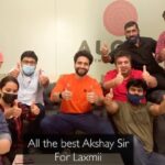 Jackky Bhagnani Instagram - All the best @akshaykumar sir for #Laxmii. This ones going to be epic, Cant wait to watch it!! We tried our best to emulate the energy. #BamBholle @pooja_ent @deepshikhadeshmukh @kiaraaliaadvani @shabskofficial @tusshark89