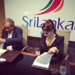 Jacqueline Fernandez Instagram - Happy Independence Day Sri Lanka!!! So proud to officially announce my association with Sri Lankan airlines today!! Thank you for making me a part of your family!!!! #flysrilankan 🌎🇱🇰💛