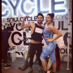 Jacqueline Fernandez Instagram – Find your soul!!! @soulcycle @isaacboots #travelfit SoulCycle Bryant Park
