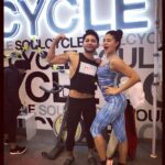 Jacqueline Fernandez Instagram - Find your soul!!! @soulcycle @isaacboots #travelfit SoulCycle Bryant Park