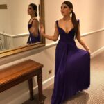 Jacqueline Fernandez Instagram – On my way to the animal ball! 💙 @dsquared2 @sadafmakeupuk @chadders83 🐼🐵🦁🦄