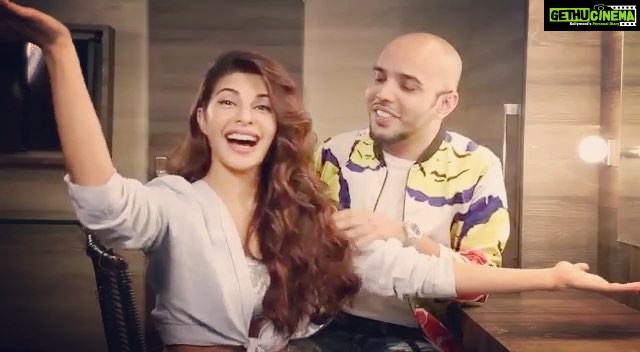 Jacqueline Fernandez Instagram - So proud of @shaanmu for his first Bollywood masterclass! The most amazing person I've met in this journey, dedicated hardworking and so talented! This is the beginning to so much more and we can't wait to share all our little tips and tricks with everyone today here in Manchester!! @rrpublicity @beglamuk thanks for supporting us with this venture! ❤️💛💚💙💜