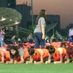 Jacqueline Fernandez Instagram - #girlpower at its best!! @puma you guys rock!! #doyou #plankchallenge Gio Garden Bkc