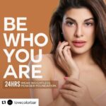 Jacqueline Fernandez Instagram - #Repost @lovecolorbar ・・・ A base as right as you! ♥️ We want you to be who you are and celebrate your beauty in all tones with our all new 24HRS Wear Weightless Powder Foundation. ✨ Why you’ll love it: 🤎Sweat Proof and Humidity Resistant 🤎Lightweight and works on 30 different shades of foundation. 🤎Moisturizes skin and improves skin elasticity. 🤎Reduces appearance of pores for even skin tone. 🤎 Suitable for all skin types, especially oily skin. Shop now: link in bio. #LoveColorbar #Colorbar #BeWhoYouAre #24HoursWeightlessPowderFoundation #Foundation #16Shades #FaceMakeup #MakeupBase #FlawlessMakeup #CrueltyFreeMakeup #NewLaunch #NewArrival