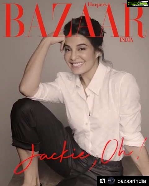 Jacqueline Fernandez Instagram - #Repost @bazaarindia with @get_repost ・・・ Meet Jacqueline Fernandez (@jacquelinef143 ), a self-made star ⭐ who rose through the ranks of Bollywood to find her place in the industry. And she’s on the cover of our July/August 2019 issue. Stay tuned for more. ⚡ . . . Editor: Nonita Kalra (@nonitakalra) Creative director: Yurreipem Arthur (@yurreipem) Fashion director: Edward lalrempuia (@edwardlalrempuia) Dress, earrings and rings: Louis Vuitton (@louisvuitton) Videographer: Tsundue Phunkhang (@kettlelove) Photographer: Bikramjit Bose (@thebadlydrawnboy) Consulting Editor, digital: Ravneet kaur Sethi (@ravneetkaurr ) Assistant Photographer: Aniket Godbole (@aniketgodbole) Makeup Artist: Shaan Muttathil (@shaanmu) Makeup assistant: Ram lal kumar (@ramlalkumar) Hair Assistant: Madhav Trehan (@hairstylist_madhav) Production: Parul Menezes (@parulmenezes) Fashion assistant: Shruti Joshi (@shrutijoshi21) #bazaarindia #julyaugustissue #jacquelinefernandez #louisvuitton