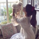 Jacqueline Fernandez Instagram - Literally my heart is bursting!!! Meet Loki and his sister Xyza!! Miumiu and Yoda’s little twins!! 💜🦋🌸💕
