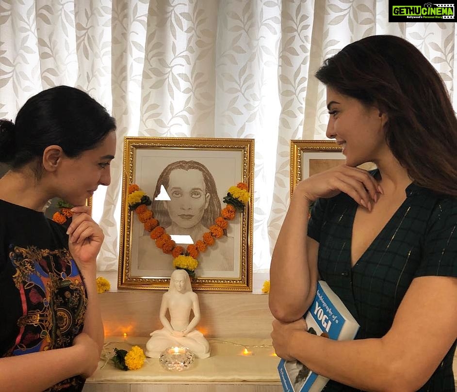Jacqueline Fernandez Instagram - Did my first meditation class today! It was dope! Thank you @mumbaiananda @narayanishurjo108 @toranjkayvon #yogananda ❤️❤️