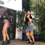Jacqueline Fernandez Instagram - Haha!! So our current obsession is #chogada here’s some #chogadawithlove literally the first and last takes with my girlies @poonamandpriyanka ❤️ which one did you like and how do you express your love?? Mine has always been through dance!! @aaysharma @warinahussain @skfilmsofficial all the best for #loveyatri #lovetakesover