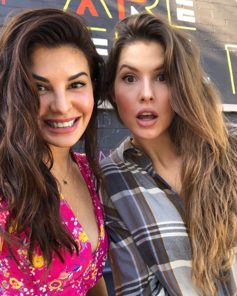 Jacqueline Fernandez Instagram - We are convinced we have been separated at birth!!!@amandacerny 🌸 @ayosphoto