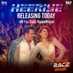 Jacqueline Fernandez Instagram - Three hours to go for #Heeriye!! Super excited! 💥 @BeingSalmanKhan @remodsouza @RameshTaurani @nehabhasin4u @meetbros @SKFilmsOfficial @TipsOfficial #Race3ThisEid #Race3