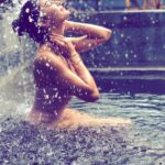 Jacqueline Fernandez Instagram - 🧜🏻‍♀️ is this heaven? Batur Natural Hotspring
