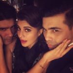 Jacqueline Fernandez Instagram – Too much genius to handle with these 2 @karanjohar @manishmalhotra05 ⭐️💫