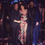 Jacqueline Fernandez Instagram – He is a true true inspiration to be around.. honoured to walk for you @manishmalhotra05 ♥️ @adityaroykapoor how are you so good looking??? Big hug!! 😘😘