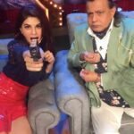 Jacqueline Fernandez Instagram – With the original disco dancer! Mithunda 🕺🕺 #thedramacompany #bandookoutsoon