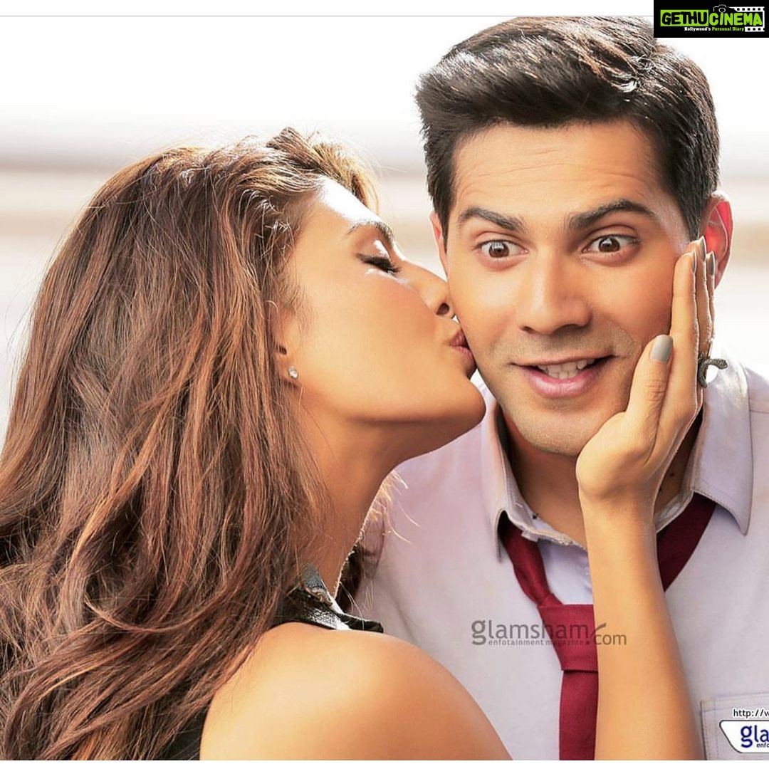 Jacqueline Fernandez Instagram - @varundvn my partner in crime π father to my #coco π and the only person I know with as much energy as me ππ Happpyyyyyyy birthdayyyyyyy ππ»ππ»ππ»can't wait to start our #judwaa2 journey together!! Let's recreate some magic β¨