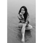 Jasmin Bhasin Instagram - She acts like summer and walks like rain 🦋 #train #dropsofjupiter #blackandwhitephotography