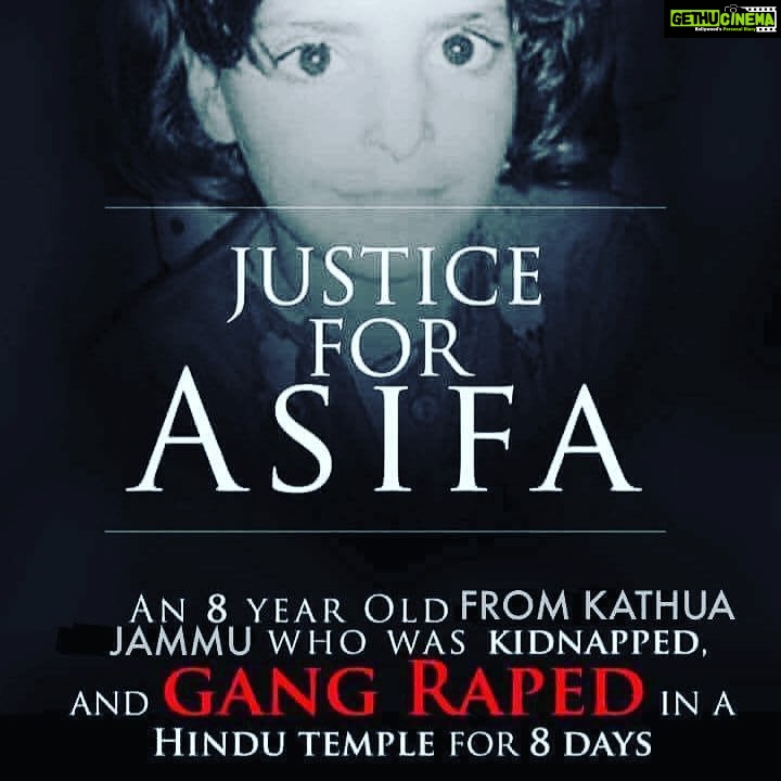 Jasmin Bhasin Instagram - The barbaric mishap to Asifa,is a big reminder for the nation to wake up. It’s painful,infuriating and disgusting to see children suffering at the hands of merciless perversion. The pain felt is ineffable, prayers for the soul, may justice be restored... #justiceforasifa #inhumane #peacetothesoul