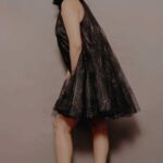 Jasmin Bhasin Instagram - Black swan 🦢 Shot by @rishabhkphotography Outfit - @supriamunjalofficial Jewellery - @curiocottagejewelery Styled by - @ankiitaapatel Asst - @nehasarkar04
