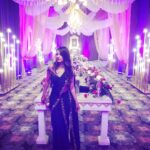 Jasmin Bhasin Instagram - Sangeet night in this beautiful @kazmi_india outfit with @aquamarine_jewellery and @ru.saru clutch; styled by my sweetie @ankiitaapatel 😘😘😘 #parokishaadi