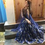 Jasmin Bhasin Instagram - Diwali celebrities at #biggboss11 house ✨✨✨ Styled by @stylist_hemu In a beautiful @salian_s lehanga And @firdausjewels & @thenehagoel jewellery