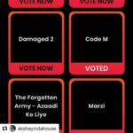 Jennifer Winget Instagram - #Repost @akshayindahouse with @get_repost ・・・ Code M gets nominated in FilmFare this year for best series , please give it some more of your love ! Vote on the site please https://www.filmfare.com/awards/filmfare-ott-awards-2020/vote#14