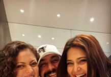 Jennifer Winget Instagram - Tis the season to be merry.. and boy did we see that advice thoroughly to the T! Thank you @rk945 and Deepa for a super fun Bru..lunch❤️ #friendslikefamily#squad